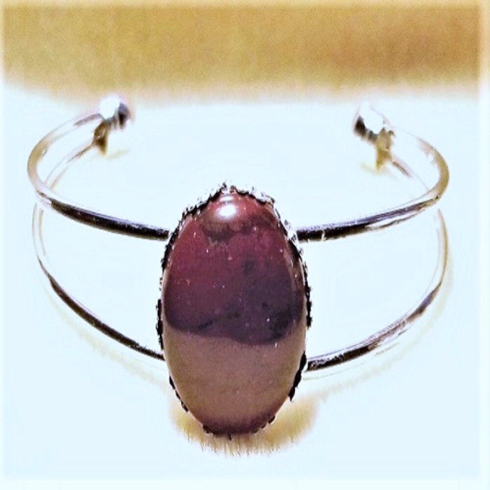 Mahogany Obsidian Cuff